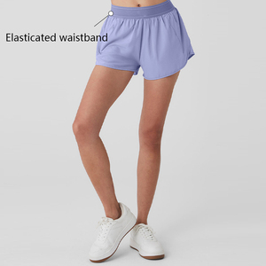 JoyYoung Pantaloncini Sportivi da Donna all'Ingrosso, Vita Alta Elastica, Tinta Unita, per Corsa, Palestra, Taglie Forti, Abbigliamento Sportivo e Yoga - Product Image 2