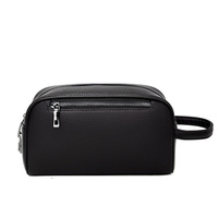 Grand sac à main en cuir pour hommes avec cadenas de luxe et empreinte digitale