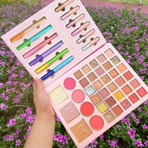 2-in-1 Vegan trang điểm yếu tố cần thiết Nude không thấm nước <span class=keywords><strong>Eyeshadow</strong></span> & ánh sáng lung linh kết thúc son bóng cho ngày & đêm sử dụng - Product Image 1