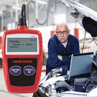 Herramienta de Diagnóstico de Fallas de Automóviles OBD2, Lector de Códigos de Error MS309 CAN BUS, Escáner de Diagnóstico de Motor