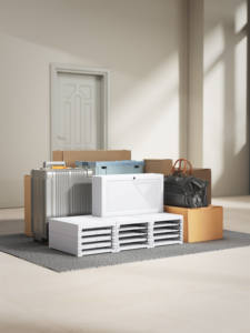 2024 ארון אחסון פלסטיק נייד קופסה ואחסון הבית - Product Image 5