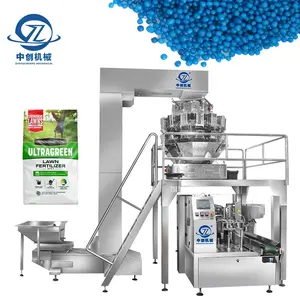 Embalagem de fertilizante de manure orgânica, fabricante de china, suporte para cima, máquina de embalagem de pesagem automática