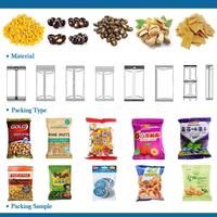 Machine d'emballage de snacks à plusieurs têtes, mini-machine d'emballage, machine d'emballage multifonctionnelle pour produits solides, machine d'emballage de poudre