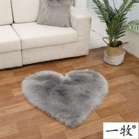 Tapis de maison, décoration de salon, tapis tricoté à la main en fourrure de lapin, tapis en peluche à poils hauts