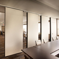 Manufacturer Aluminum Commercial Partition Walls Demountable Portable Folding Partition Office Separation Modern Design Sound