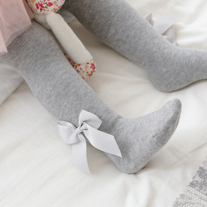 Medias para recién nacidos con lazo <span class=keywords><strong>de</strong></span> 0 a 3 meses <span class=keywords><strong>de</strong></span> 0 a 12, venta al por mayor, medias para bebés con lazo en negro, blanco, rosa, pantimedias para bebés <span class=keywords><strong>de</strong></span> Color sólido para niñas - Product Image 4