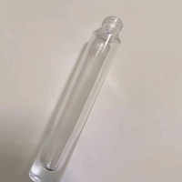 Vente en gros de vaporisateur de parfum en verre vide de 10ml avec pompe de pulvérisateur en aluminium anodisé à vis de 13mm pour récipient de distribution de liquide