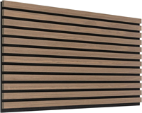 Échantillon disponible : Panneaux muraux acoustiques en MDF, lames insonorisantes, ignifuges et écologiques pour Chambre, Entrepôt, Hôtel, Salon