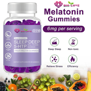 Gomitas de Melatonina para Prevenir el Jet Lag, Venta de Fábrica, Refrescan y Ayudan a Dormir Rápidamente, Contenido Natural, Gomitas de Belleza - Product Image 3
