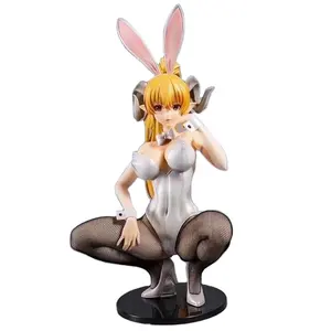 32cm The Seven Deadly Sins Lucifer Rabbit Girl Squatting PVC Action Figure Anime Action Figures