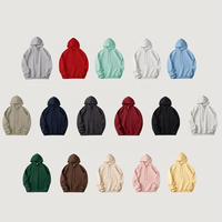 Sweat à capuche oversize pour homme, 350 g/m², en coton lourd et polyester tricoté, avec logo en relief, style décontracté streetwear