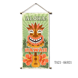 Póster de Acuarela, Decoración de Pared para el Hogar, Arte en <span class=keywords><strong>Lienzo</strong></span>, Decoración de Bar Hawaiano, Impermeable, Ecológico, Tamaño Personalizado, Letrero de Bienvenida Aloha, <span class=keywords><strong>Foto</strong></span> - Product Image 6