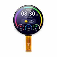 Écran LCD rond de 2,8 pouces, résolution 480*480, 16,7 millions de couleurs, affichage circulaire, grand angle de vision, panneau LCD circulaire, affichage rond
