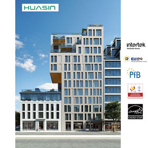 Usine Huasin de portes et fenêtres coulissantes en aluminium de haute qualité, conformes aux normes américaines et canadiennes, pour villas et piscines commerciales - Product Image 1