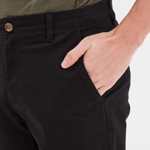 กางเกงชิโนผ้าแคนวาสทรงตรงแบบเรียบง่ายสำหรับผู้ชาย สวมใส่สบายในชีวิตประจำวัน ระบายอากาศได้ดี เป็นมิตรกับสิ่งแวดล้อม ทรงลำลอง - Product Image 4