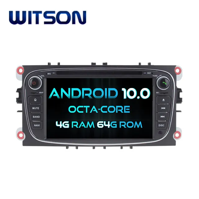 WITSON Octa-Core Android10.0カーラジオマルチメディアプレーヤーforFORD Mondeo/Focus/S-maxタッチスクリーンカーDVD
