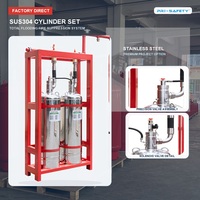 Système d'extinction automatique d'incendie FM200 avec composants en acier inoxydable pour la protection des conteneurs BESS et des batteries