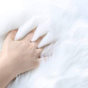 Tapis de chevet en fausse fourrure de mouton turque de luxe, prix imbattable, poils longs et <span class=keywords><strong>moelleux</strong></span>, décoration d'intérieur - Product Image 6