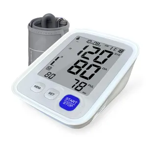Monitor Tekanan Darah Otomatis Sphyngmomanometer, 24 Jam Grosir Monitor Bp Tekanan Darah Otomatis Ekstra Besar dengan Manset