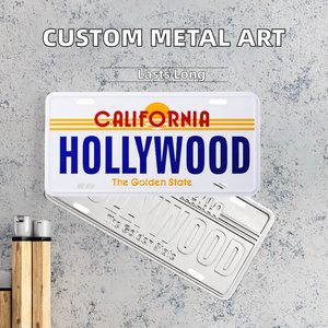 ป้ายโลโก้แบบกำหนดเอง ป้ายทะเบียนรถ ป้ายโลหะวินเทจ ตกแต่งผนังบ้าน บาร์ คลับ งานศิลปะโลหะ ผลิตภัณฑ์ภาพวาดโลหะ - Product Image 3