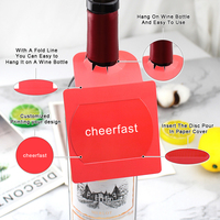 Lot de 2 verseurs à vin personnalisés avec bec verseur personnalisé en aluminium et bec verseur en PET pour le vin disque à vin en argent