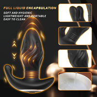 Vibromasseur anal sans fil télécommandé, masseur de prostate, plug anal en silicone portable, jouets sexuels anaux pour adultes, hommes, femmes, gays