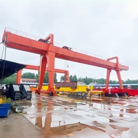 Pont roulant à double poutre type MG MGE 5-100 tonnes classe A5/A6 avec moteur pour levage lourd en port/entrepôt/atelier