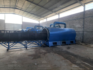 1.5T/Batch Horizontal Coquille De Noix De Coco Biochar <span class=keywords><strong>Pyrolyse</strong></span> Équipement De Production Machine Hêtre Bois Charbon De Bois Faisant Carbonisation <span class=keywords><strong>Four</strong></span> - Product Image 3