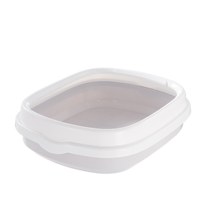 Grande litière semi-fermée pour chat avec pelle, bac à litière anti-éclaboussures en plastique pour chatons, pour chats d'intérieur, usage domestique - Product Image 5