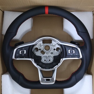 พวงมาลัยกีฬาแบบอัพเกรดสำหรับรถยนต์ VW GTI <span class=keywords><strong>Golf</strong></span> MK7 6 R Passat CC B8 Touareg Polo Transporter Beetle - Product Image 3