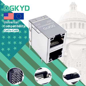 DIMUD <strong>Rj45</strong> <strong>Ethernet</strong> Connectors <strong>Adapter</strong> <strong>Rj45</strong> Coupler Female 1 <strong>to</strong> 2 Female Socket Jack <strong>Ethernet</strong> Cable &amp;lan Internet Splitter - Product Image 1