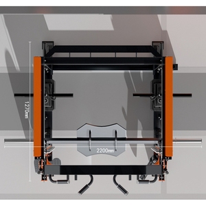 Máquina <span class=keywords><strong>Smith</strong></span> de Alta Tecnología, Equipo de Fitness Multifuncional de Alta Resistencia, Fabricada en Acero para Uso Comercial, Pila de Pesas de 300 kg, Unisex - Product Image 4
