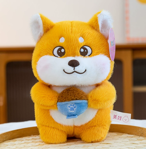 Xinhui Wholesale Glutton Zoo Series Desk Buddies Peluche, Simpatico Cane di Peluche, Bambola Compagna da Scrivania, Giocattolo Gatto, Regalo di Compleanno per Bambini - Product Image 3