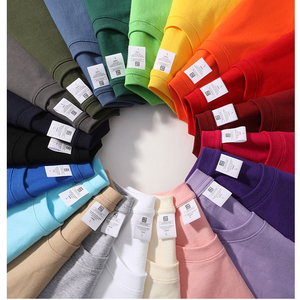 T-shirt Oversize Personalizzata con Logo, 220GSM 100% Cotone, Manica Corta, Collo Tondo, Stile <span class=keywords><strong>Polo</strong></span>, Abbigliamento Casual Classico per Uomo e Donna - Product Image 5