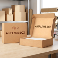 Boîte postale robuste recyclable pour l'aviation, personnalisée, auto-adhésive, pour l'emballage cadeau et l'expédition des vendeurs e-commerce