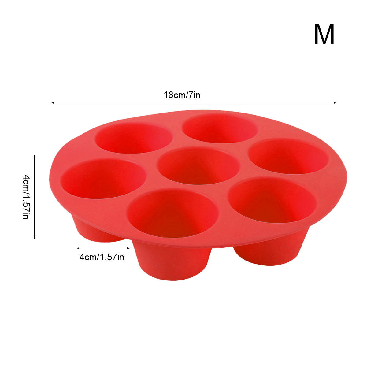 18ซม. สีแดง