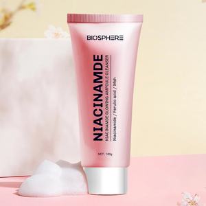 Productos de Limpieza Profunda de Poros de Marca Privada al por Mayor, Espuma Limpiadora Facial, Niacinamida Hidratante, Gel Limpiador Facial Suave - Product Image 1