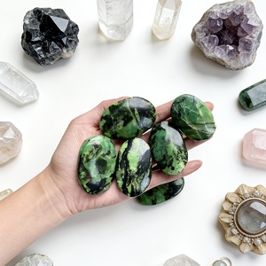 Pierre de palmier en opale verte polie CRYSTAL HOLA, tendance mode, haute qualité, pour la décoration de la maison et du bureau - Product Image 2