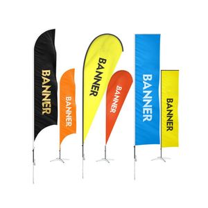 Bandera de Plumas con Impresión Digital Personalizada, Resistente a la Intemperie, para Promoción Comercial, Eventos Deportivos y Festivales - Product Image 1