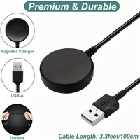 Cable de Carga Magnético Rápido, Accesorios para Relojes Inteligentes, Cargador para Samsung Galaxy Watch 8 Ultra 7 6 5 4