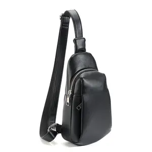 पुरुषों के लिए 2023 नया फैशन असली चमड़े के क्रॉसबॉडी बैग पैक में यात्रा सिंगल कंधे का पट्टा पैक बैग