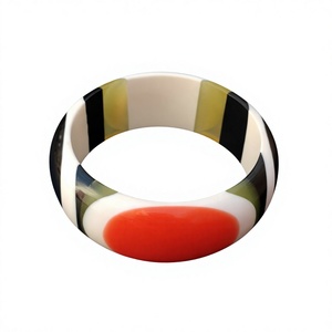 Custom Design Resin <b>Bangles</b> for Women and Girls, Handmade Fashion Bracelets for Traditional Outfits, Festive Occasions, Parties - Product Image 1