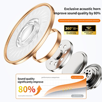 Écouteurs filaires chromés de haute qualité ODM avec haut-parleurs à diaphragme composite, interface Type-C et micro