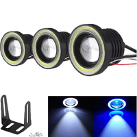 Prix usine Angle oeil antibrouillard motos accessoires 2.5 pouces 3 pouces 3.5 pouces feux diurnes cob puce étanche