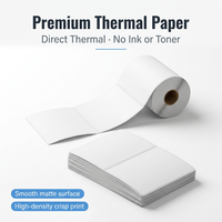 Étiquettes d'expédition thermiques 4x6, impression directe, feuilles découpées, rouleau, code-barres personnalisé pour imprimante de bureau, logistique, entrepôt