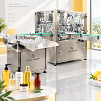 Machine de remplissage automatique de liquides, équipement de remplissage multi-têtes haute précision pour eau, jus, huile, shampoing, miel, sauces, cosmétiques