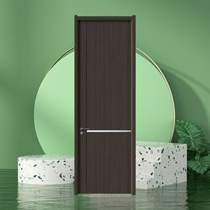 Puerta Interior Minimalista YM-3001, Acabado HPL Color Plata Pera 5, Apertura Manual, para Dormitorio - Product Image 3