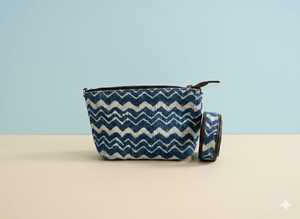 Handmade Rug Fabric Laptop <b>Tote</b> Bag Hand Block Print Cotton Lining <b>Nylon</b> Handle Rexene Sling Crossbody Phone Bag - Product Image 2