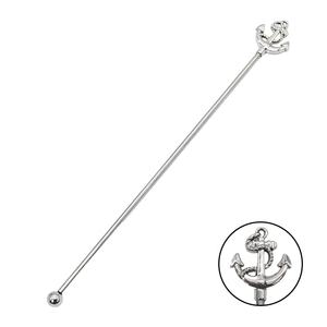 Cuillère de bar en acier inoxydable durable pour <span class=keywords><strong>shaker</strong></span> à cocktails <span class=keywords><strong>Tiki</strong></span>, outil de mélange cinq étoiles pour Mojito et glace pilée - Product Image 2