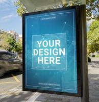 Tablero de aluminio para publicidad al aire libre, Mupi, cartel de luz iluminado de pie, equipo de publicidad